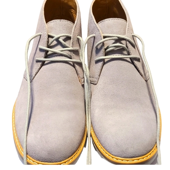 SONOMA BRAND MEN'S GRAY "SUEDE" SHOES SIZE 9.5 - Picture 2 of 6